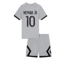 Paris Saint-Germain Neymar Jr #10 Bortaställ Barn 2022-23 Korta ärmar (+ Korta byxor)